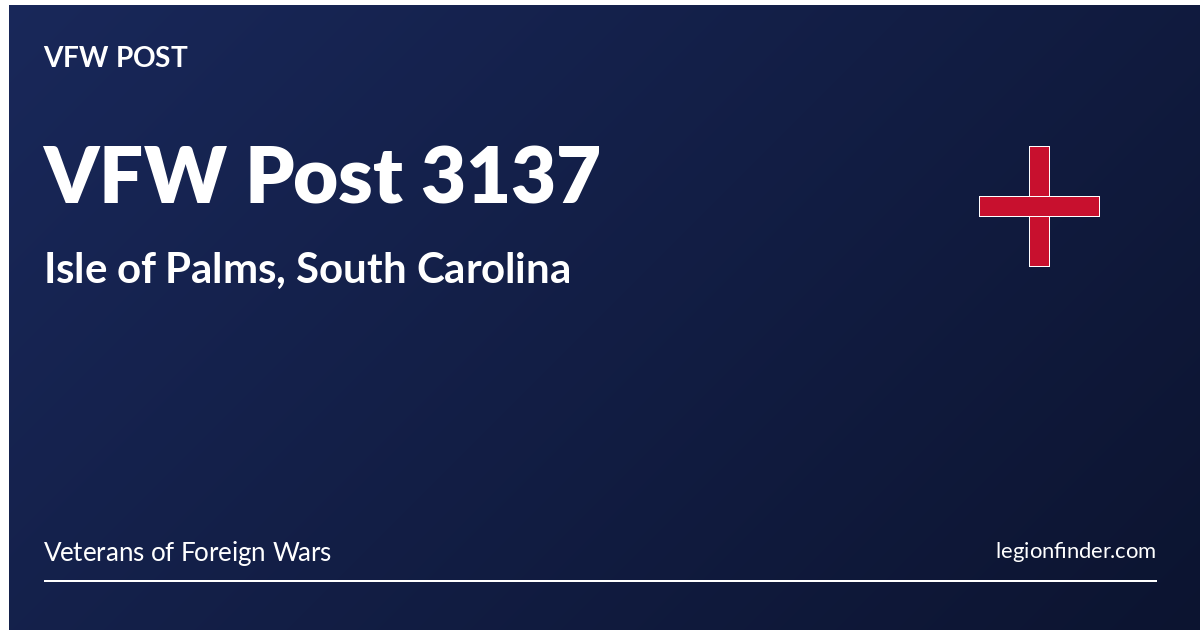 VFW Post 3137 | Isle of Palms, South Carolina - LegionFinder